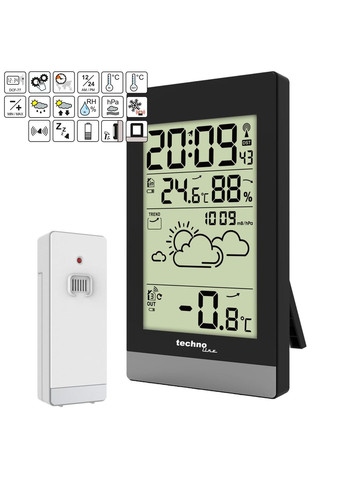 Метеостанція WS9132 Black (WS9132) Technoline (315341906)