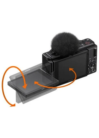 Цифровой фотоаппарат (ZV1FB.CE3) Sony Alpha ZV-1F Black (380239246)