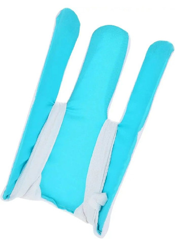 Захват для надягання шкарпеток U-подібної форми з двома ременями-тримачами махровим тканинним покриттям (479413-Prob) Unbranded (318097511)