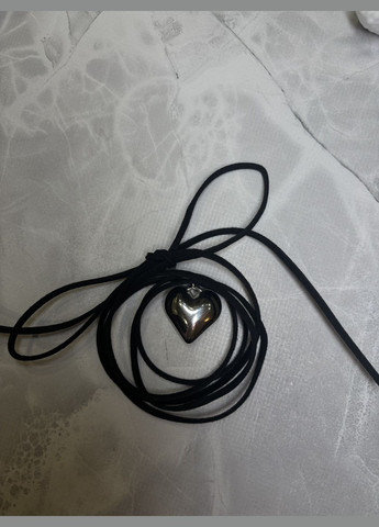 Чокер LeatherHeart Black Mirshine метал (336382932)