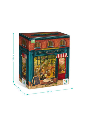 Пазл класичний "Книжковий магазин" 300602, 300 елементів DoDo Toys (365252236)