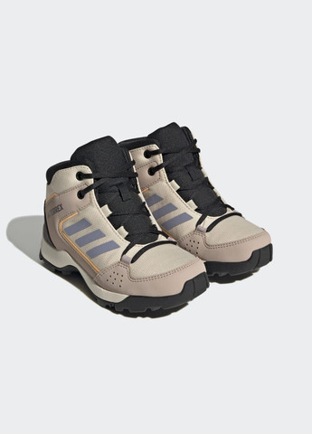 Бежевые всесезонные туристические ботинки terrex hyperhiker mid adidas