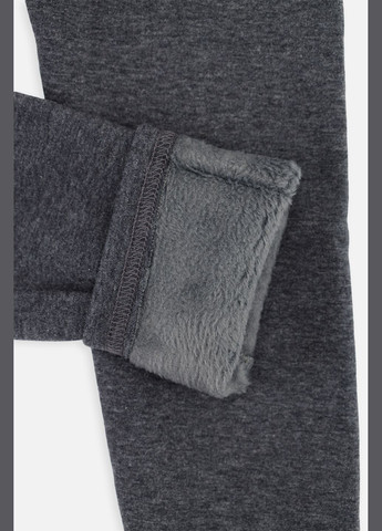 Графитовые демисезонные лосины для девочки цвет графитовый цб-00258762 Lizi Kids