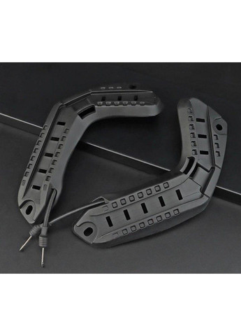 Рельсовое крепление на шлем каску FAST Планка Черный GOPRO (331640161)