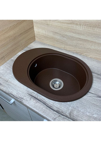 Кухонная мойка гранит 61*42 см OVALE Adamant (371875904)