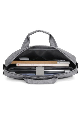 Сумка с ручками ремнем отделениями для переноски хранения ноутбука 15-16.1" дюймов оксфорд (477050-Prob) Темно-серая Unbranded (293940067)