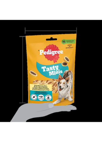 лакомство Tasty Minis говядина и сыр 140г Pedigree (347164370)