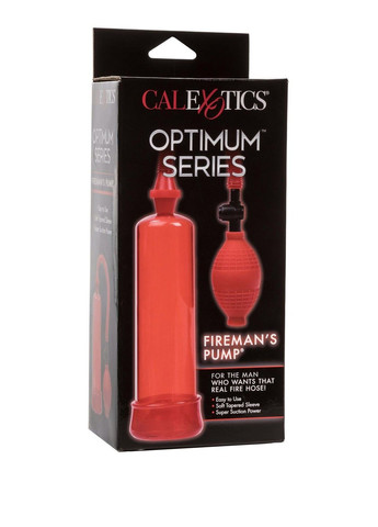 Механическая вакуумная помпа для пениса с насосом-грушей Fireman’s CalExotics, красная, 19 х 5.7 см California Exotic (289783183)