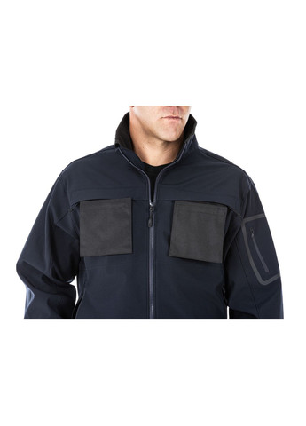 Куртка тактична для штормової погоди Chameleon Softshell Jacket Dark Navy 5.11 Tactical (315822833)