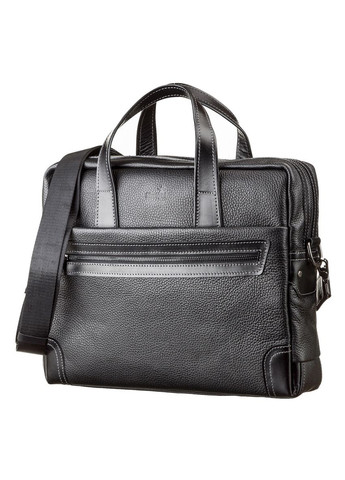 Сумка для ноутбука 11110 кожаная Черная Shvigel (298567835)