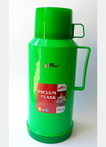 Термос вакуумний зі скляною колбою DayDays 1,8 літра зелений Frico (300524430)