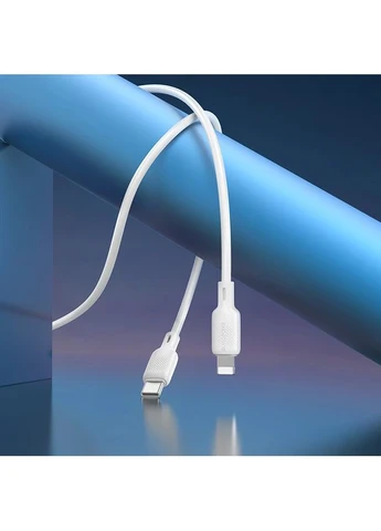 Кабель BX113 Lenny PD silicone charging data cable iP (L=1M) White Borofone (391430537)