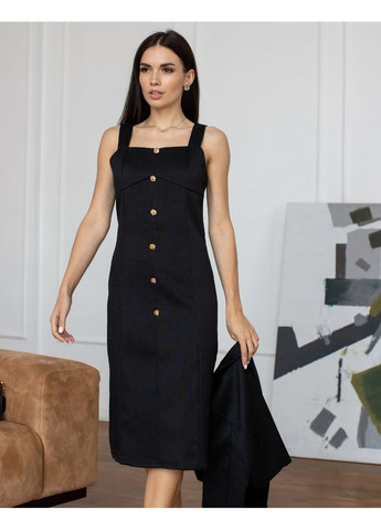 Черное твидовий костюм черний 111776 черный No Brand