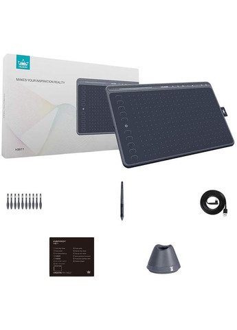 Графический планшет HS611 + перчатка (HS611) Huion (347175198)