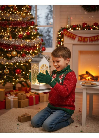 Нічник Ліхтар WDL-24074B зі святковим підсвічуванням та музичними ефектами (2104618705) No Brand (362209713)