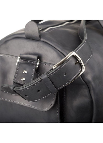 Сумка дорожня 11046 з вінтажній шкіри Чорна Grande Pelle (371734963)