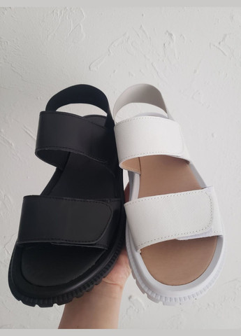 Белые босоножки кожаные белые Mermaid