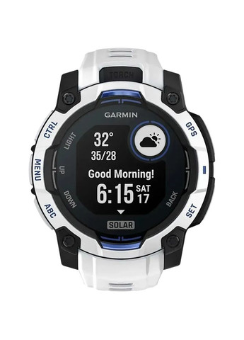 Смарт-годинник Instinct 3 45mm Solar Whitestone with Whitestone Band (010-02934-03) Garmin (370034339)