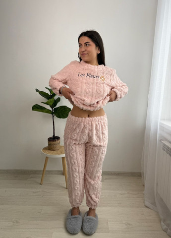 Пудрова всесезон тепла піжамка колекції "примха"(кофтинка, штани) VIDCHUY
