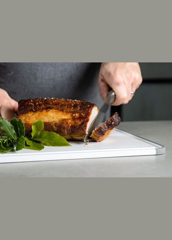 Доска для нарезки двухсторонняя Universal KEG700NOSMGA 35.5х28х1 см белая KitchenAid (336878614)