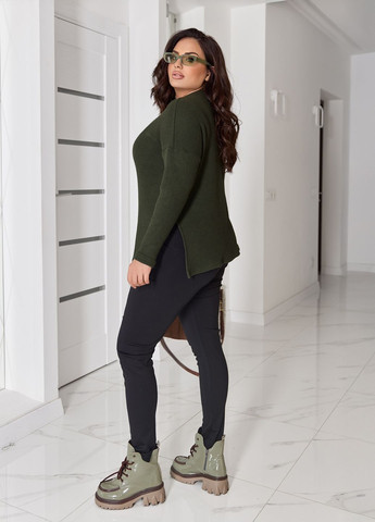 Туніка жіноча з в'язаного трикотажу оверсайз No Brand (368541057)