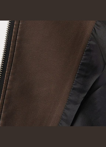 Коричневая демисезонная женская куртка a-sona k12888br Ricco Grande