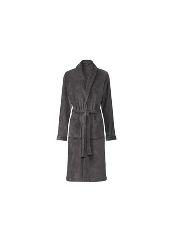 Халат мужской теплый микрофибра 418586 Темно-серый Livarno home (366091368)