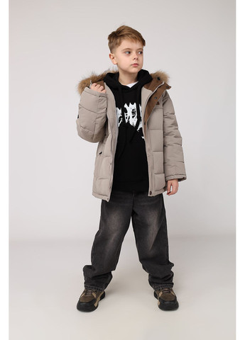 Бежевая зимняя куртка для мальчика цвет бежевый цб-00280163 JPLT