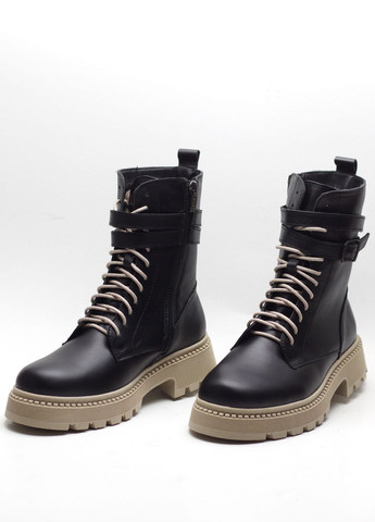 Жіночі черевики зимові з натуральної шкіри No Brand 2725 Х (366089432)