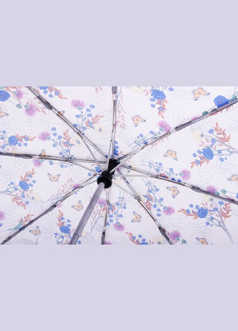 Бежевый складной женский зонтик оригинал Pierre Cardin средний система антиветер (303137370)