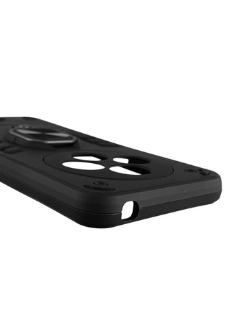 Чехол для телефона Redmi 14C бронированный с магнитным кольцом-держателем на сяоми редми 14с чёрный Xiaomi (366232549)