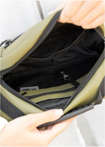 Жіноча сумка через плече з екошкіри Хакі (10970301017) Sambag (361244880)