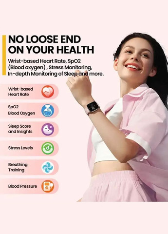 Смарт-годинник GTS 3 Rose Pink Zeblaze (305059904)