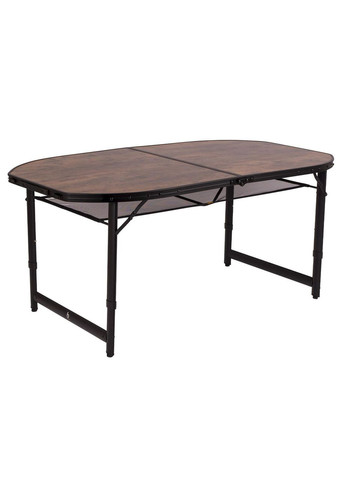 Стіл Woodbine Oval 150x80 cm Black/Wood look (1404230) Bo-Camp (363044594)