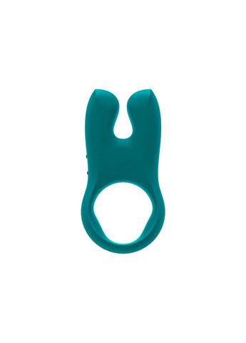 Ерекційне віброкільце з подвійною стимуляцією клітора NŌS deep sea blue, 2 мотори - CherryLove Fun Factory (339868291)