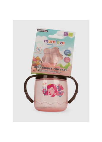 Поїльник з силіконовим носиком MGZ-0314(Pink) 180 мл Megazayka (330640613)