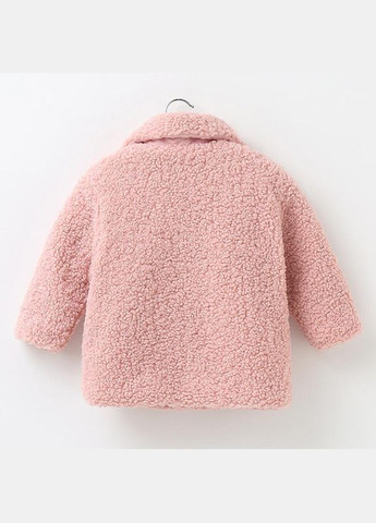 Дитяча демісезонна куртка для дівчинки Тедді арт 7381 Рожевий No Brand (306850200)