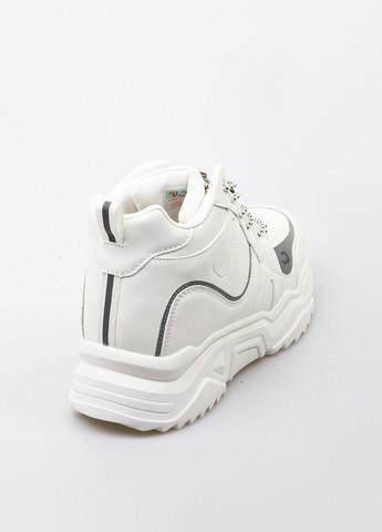 Белые кэжуал осенние ботинки Qwest Original