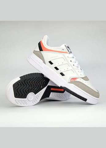 Білі Осінні кросівки чоловічі і жіночі adidas drop step low white | адідас дроп степ білі No Brand