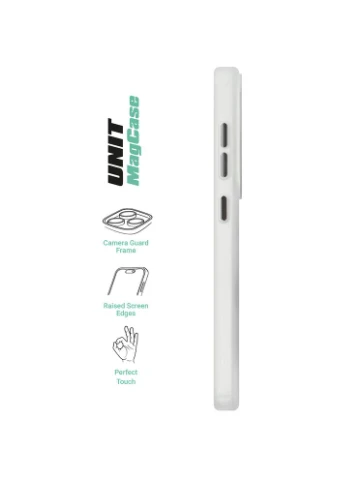 Чохол Unit MagSafe для Samsung S25 Matte Clear Silver (ARM82261) ArmorStandart (323092297)