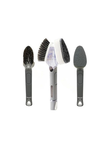 Двухсторонняя щетка с дозатором для мытья посуды Dish Wand Scrub Drush 2в1 UKC (371907459)