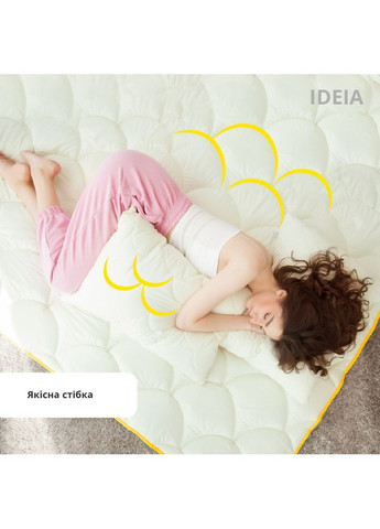 Одеяло зимнее Попкорн двухспальное 175х210 см з кукурузным наполнителем антиаллергенное супер теплое IDEIA (367726601)