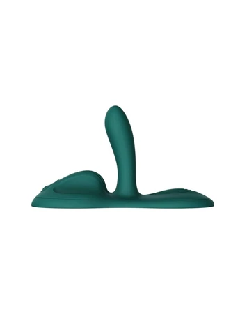 Sit-on-top смарт-вібратор – Flora Smart Vibrating Pad Turquoise Green, 9 моторів Zalo (303903829)
