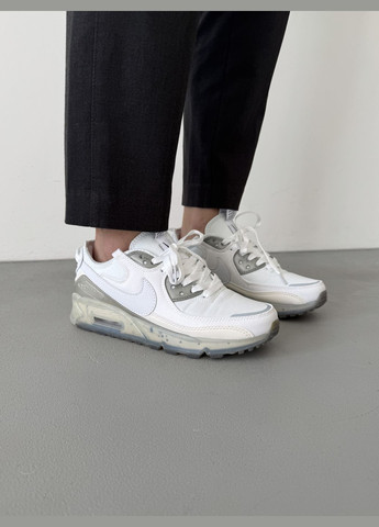 Білі Осінні кросівки чоловічі і жіночі nike air max terrascape 90 white | найк аір макс терраскейп 90 білі No Brand