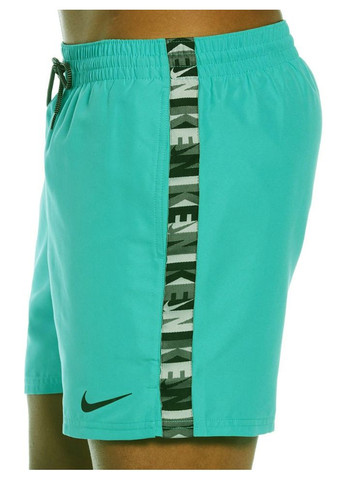 Спортивные шорты плавки Nike swimming 5 inch volley logo taping shorts (287340069)