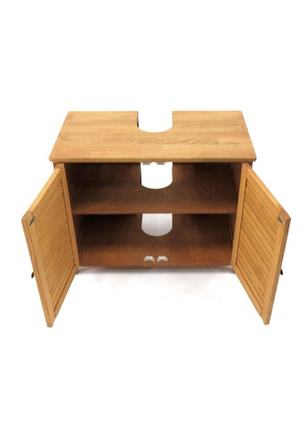 Тумба під раковину з дерева Касаї 60х60х30 сієна (ТТУ-6630305) No Brand (328293584)