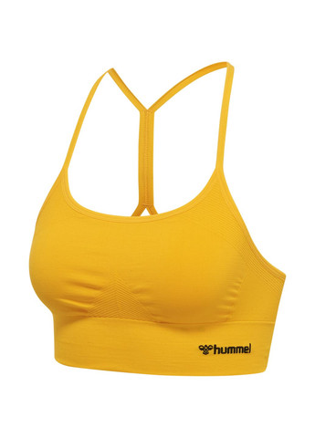 Спортивний топ безшовний для жінки BEECOOL 211850 жовтий Hummel (269237042)
