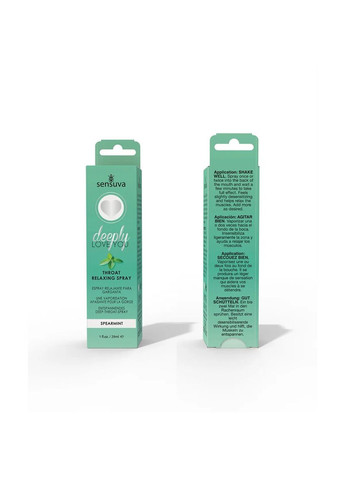 Спрей для минета Deeply Love You Spearmint (29 мл), для глубокого минета Sensuva (369780707)