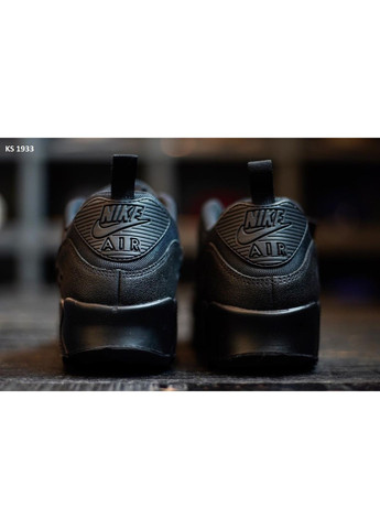 Черные демисезонные кроссовки мужские nike air max 90 surplus cordura black найк аир макс 90 No Brand