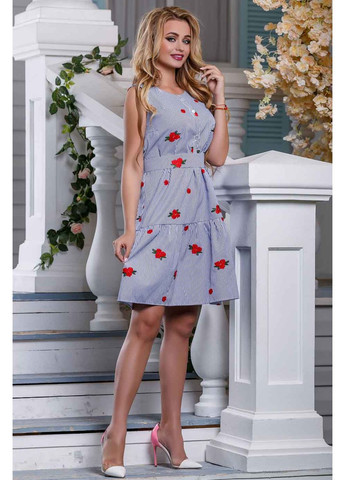 Синее платье 969.2632 Seventeen